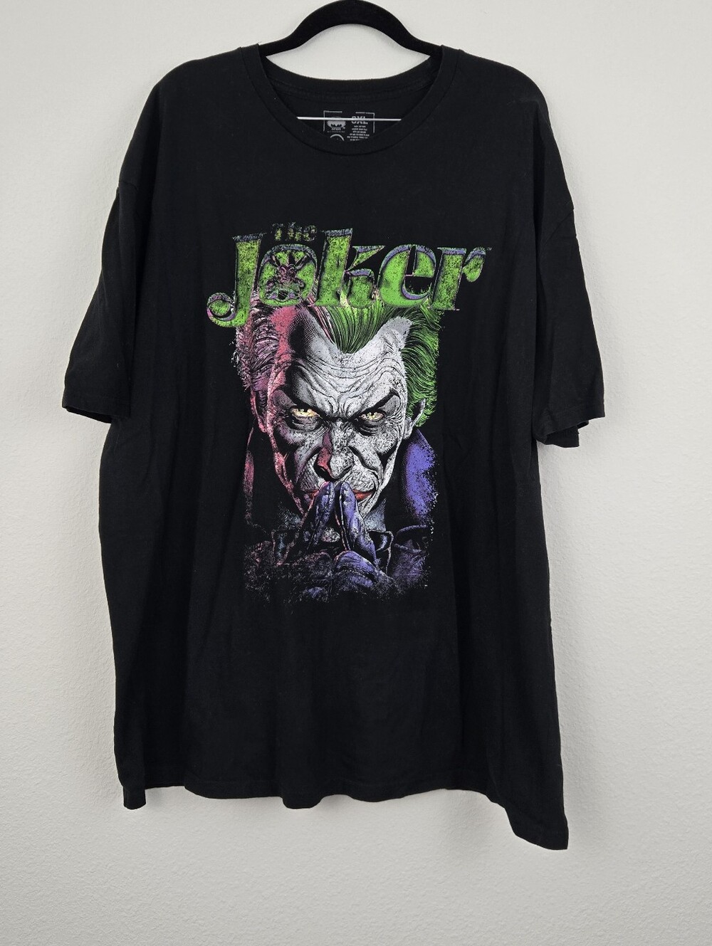 DC Comics Batman The Joker black cotton t-shirt